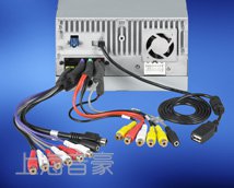 <b>4V / 6 聲道音頻預(yù)設(shè)輸出</b>  大小為 4 伏特的清澈音頻分別注入前置 (L/R)、后置 (L/R) 和超低音揚聲器的 2 個聲道，從而可以集成到各種音響系統(tǒng)。